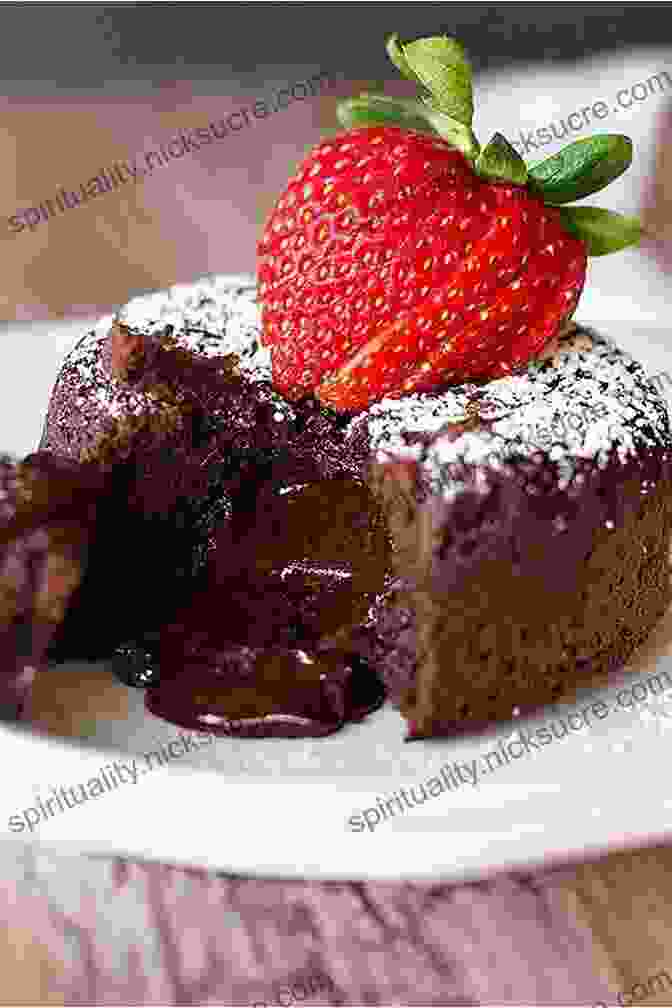 A Decadent Chocolate Lava Cake, Its Molten Center Oozing Out Like A Rich And Velvety River, Accompanied By A Vibrant Raspberry Coulis Recipes To Try In The Locke Key Game: Delish Ways To Unlock The Door To Your Heart