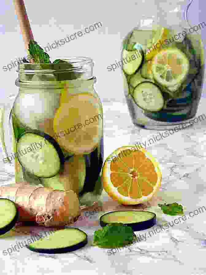 A Detox Smoothie Made With Lemon, Ginger, Cucumber, And Spinach Diabetic Smoothies: 35 Delicious Smoothie Recipes To Lower Blood Sugar And Reverse Diabetes (Diabetic Living 3)
