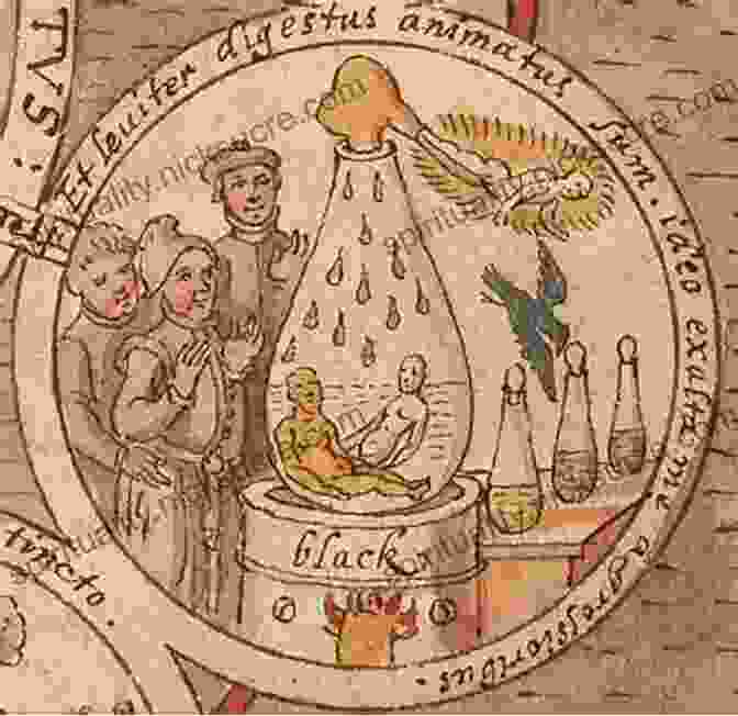 A Diagram Of An Alchemical Process, With Strange Symbols And Medieval Looking Equipment The Alchemyst (The Secrets Of The Immortal Nicholas Flamel 1)