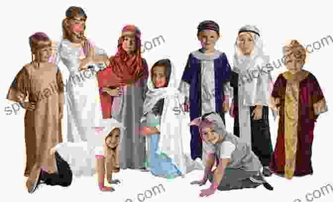A Group Of People Dressed In Traditional Costumes Performing A Live Nativity Scene In Leonzio Differences: Christmas Activity Leonzio