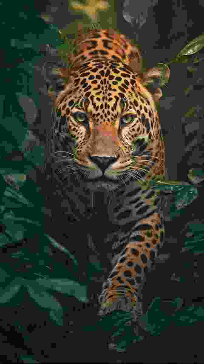 A Jaguar Stealthily Stalking Its Prey Through The Dense Undergrowth Of A Rainforest A Like Alphabet: A Like Animals