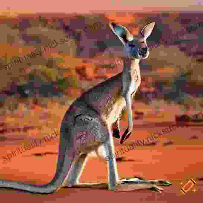 A Majestic Kangaroo Hopping Across The Vast Australian Outback A Like Alphabet: A Like Animals