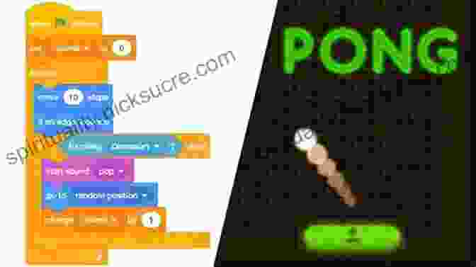 A Screenshot Of A Scratch Project Called 'Pong Game'. The Project Shows A Pong Game With Two Paddles And A Ball. SCRATCH Projects For 12 13 Year Olds: Scratch Short And Easy With Ready Steady Code