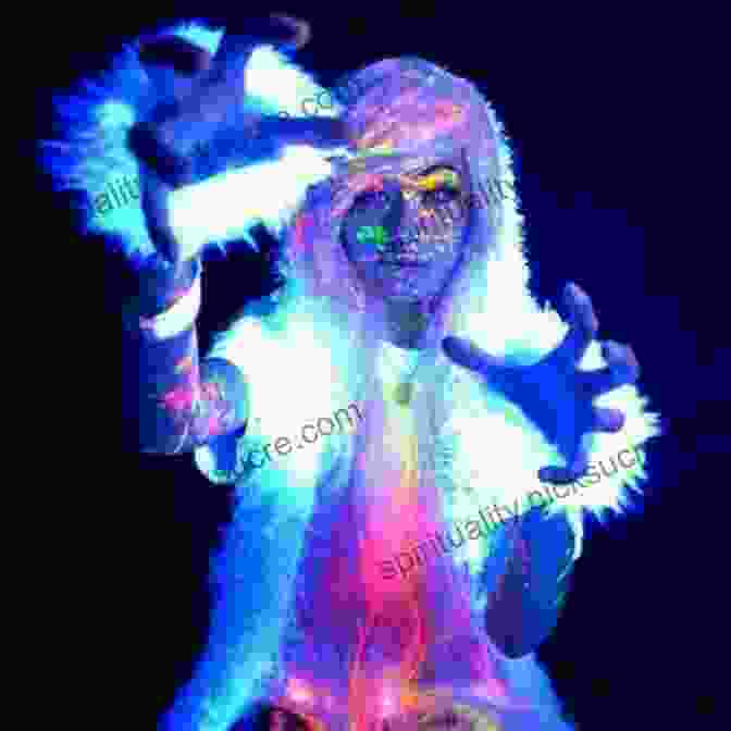 A Young Girl With Long, Flowing Hair, Wearing A Neon Tank Top And Glow Sticks, Dancing At A Rave In The 1990s. Raver Girl: Coming Of Age In The 90s