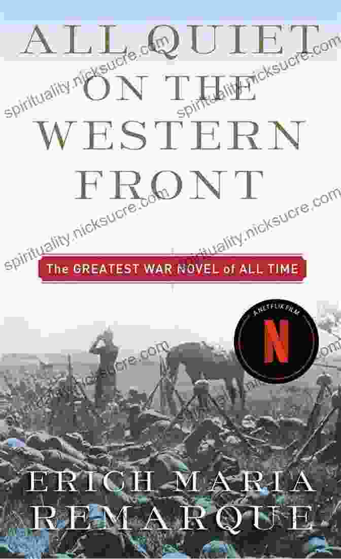 All Quiet On The Western Front Book Cover Featuring A Soldier Amidst War Torn Trenches All Quiet On The Western Front: A Novel