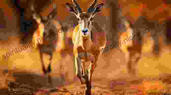 An Antelope Gracefully Leaping Through The African Savanna A Like Alphabet: A Like Animals