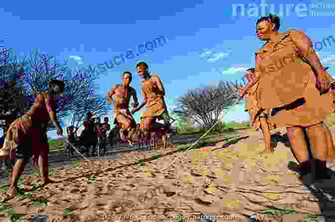 Bushmen Children Playing Traditional Games Affluence Without Abundance: The Disappearing World Of The Bushmen