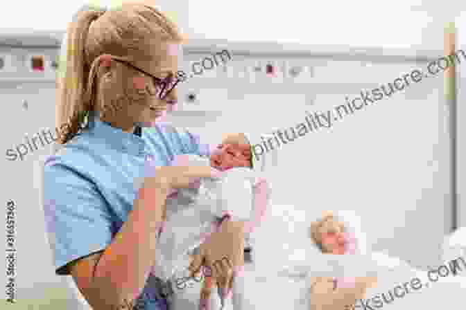 Maternity Nurse Holding A Newborn Baby Study Guide For To Maternity And Pediatric Nursing E