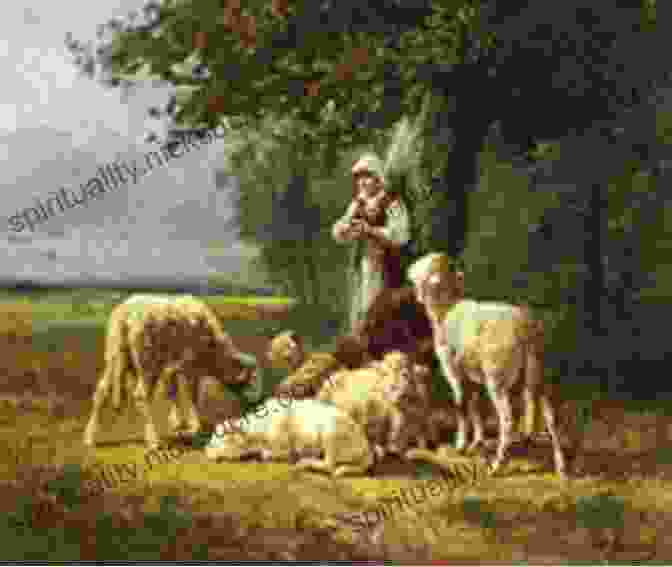 Shepherdess Anya Tending To Her Flock, Her Eyes Gentle And Compassionate. The Frozen Prince (The Beast Charmer 2)