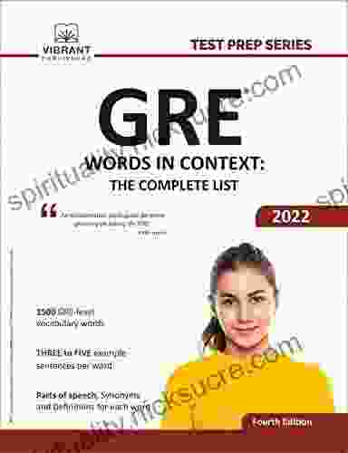 GRE Words In Context: The Complete List (Test Prep Series)